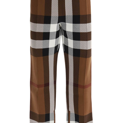 Burberry check track pants