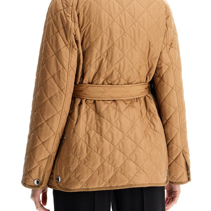 Burberry quilted jacket with belt pen