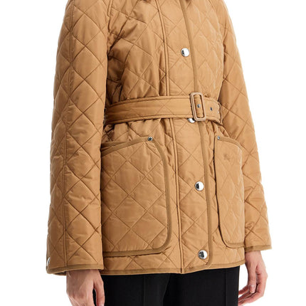 Burberry quilted jacket with belt pen