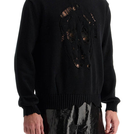 Alexander Mcqueen 'distressed skull print pul