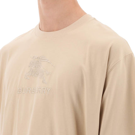 Burberry tempah t-shirt with embroidered ekd