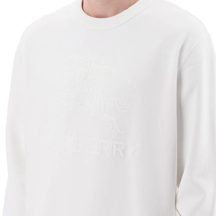 Burberry 'rayner' crew-neck sweatshirt with equestrian knight