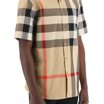 Burberry short sleeve summerton shirt