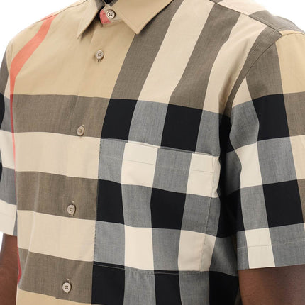 Burberry short sleeve summerton shirt