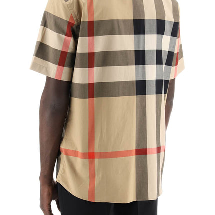 Burberry short sleeve summerton shirt