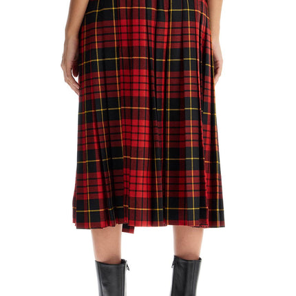 Alexander Mcqueen plaid pleated skirt with