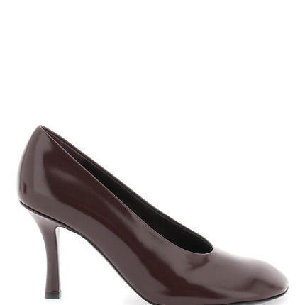 Burberry glossy leather baby pumps