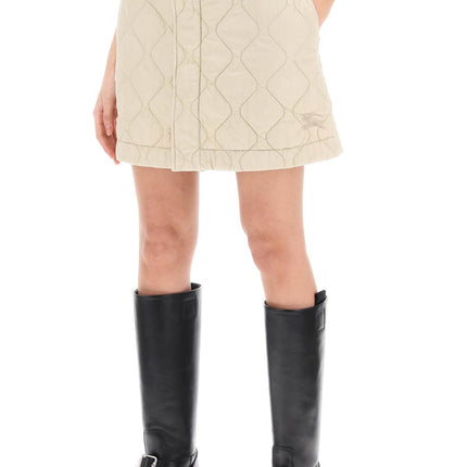 Burberry quilted mini skirt