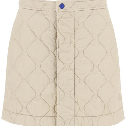 Burberry quilted mini skirt