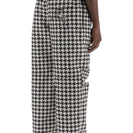 Burberry workwear pants in houndstooth