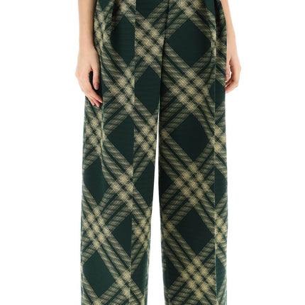 Burberry check palazzo pants