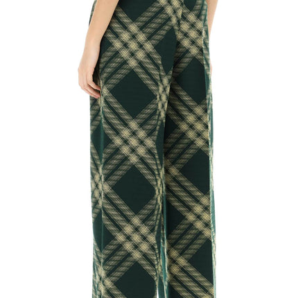 Burberry check palazzo pants