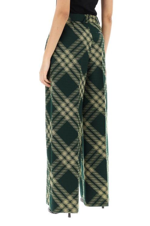 Burberry check palazzo pants