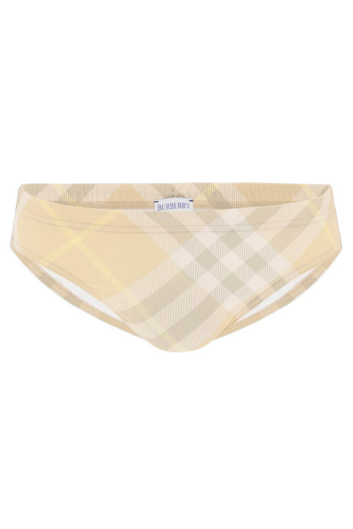 Burberry ered  checkered beach swim