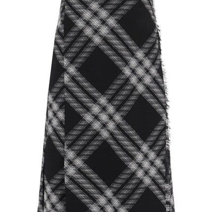 Burberry midi dress with check pattern