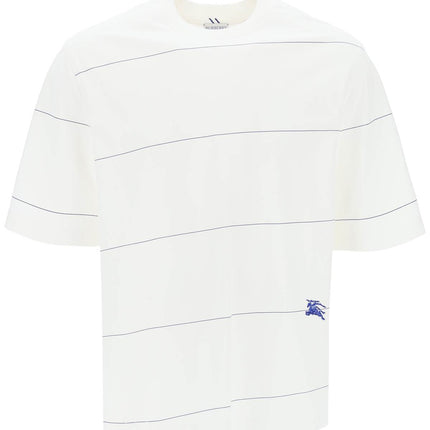 Burberry striped t-shirt with ekd embroidery