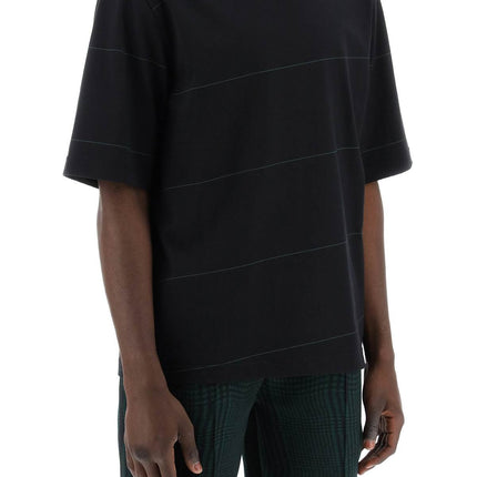 Burberry striped t-shirt with ekd embroidery