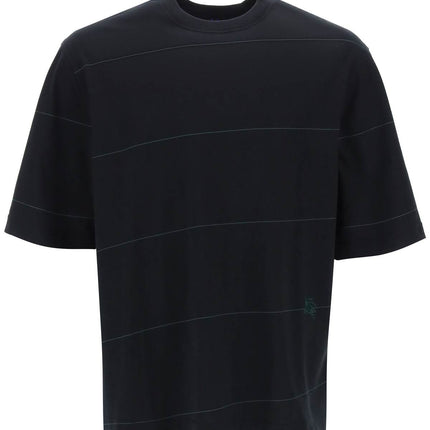 Burberry striped t-shirt with ekd embroidery