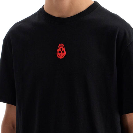 Alexander Mcqueen skull embroidered t-shirt