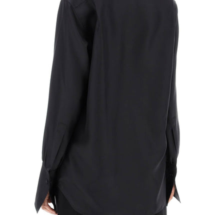 Burberry long-sleeved silk shirt