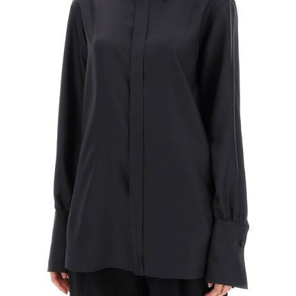 Burberry long-sleeved silk shirt