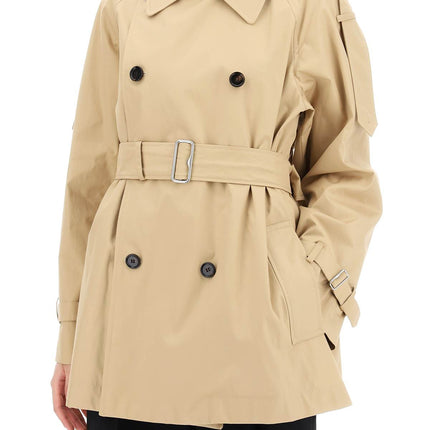 Burberry double-breasted midi trench coat