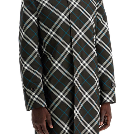 Burberry ered\n\n'checkered nylon car coat