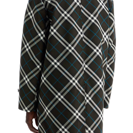 Burberry ered\n\n'checkered nylon car coat