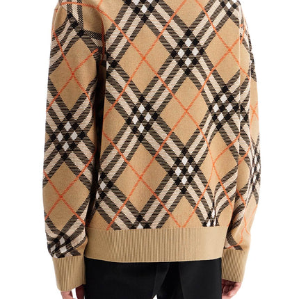 Burberry ered wool and mohair cardigan sweater