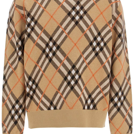 Burberry ered wool and mohair pullover sweater