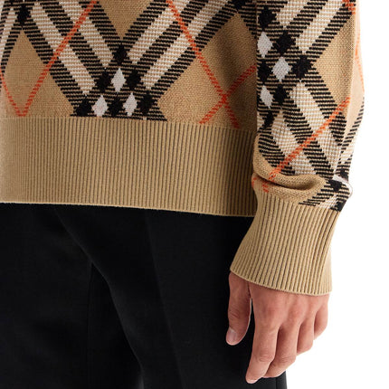 Burberry ered wool and mohair pullover sweater