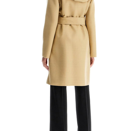 Burberry reversible wool coat with lap