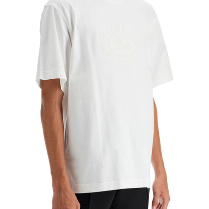 Burberry "ekd embroidered t-shirt