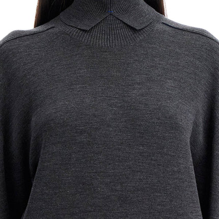 Burberry high-neck wool pullover sweater