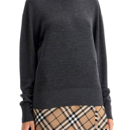 Burberry high-neck wool pullover sweater