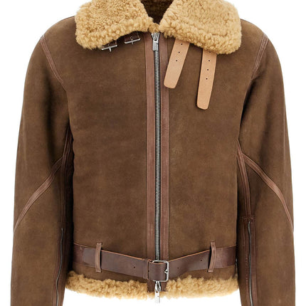 Burberry shearling aviator jacket for