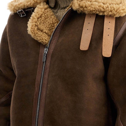 Burberry shearling aviator jacket for