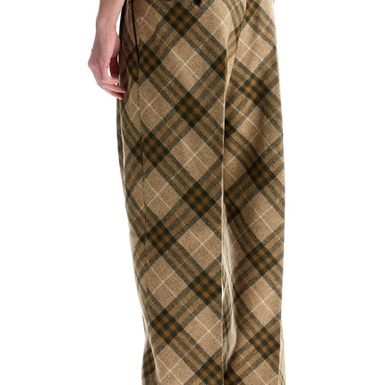 Burberry ered wool tailored trousers