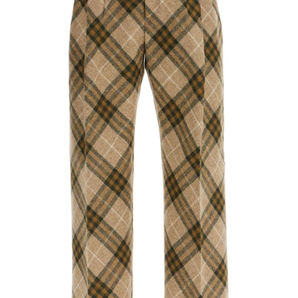 Burberry ered wool tailored trousers