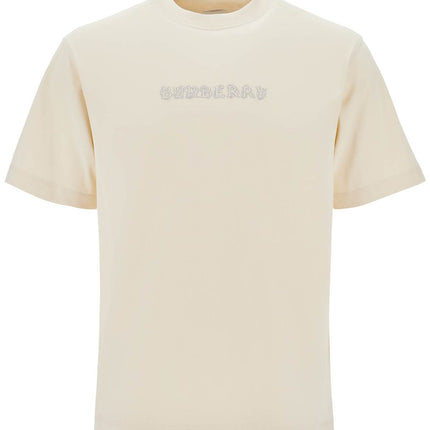 Burberry paisley logo print t