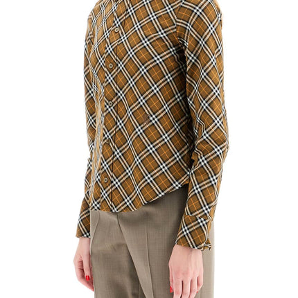 Burberry ered shirt with button-down collar