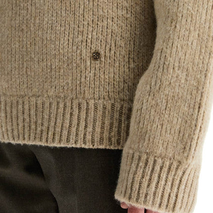 Burberry high-neck wool and cashmere pullover sweater