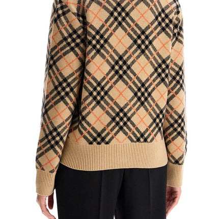 Burberry ered cashmere boxy cardigan with