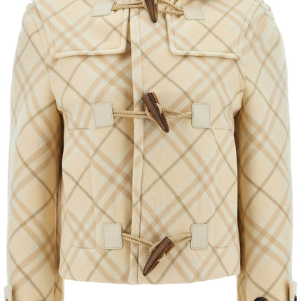 Burberry 'montgomery cropped in wool and cash