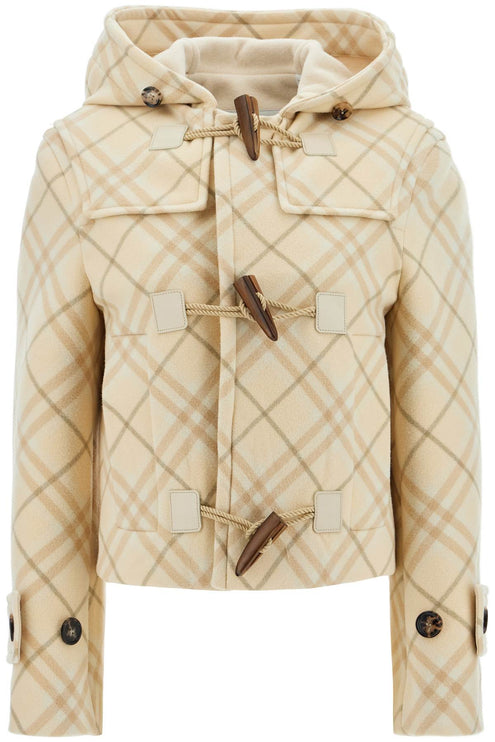 Burberry 'montgomery cropped in wool and cash