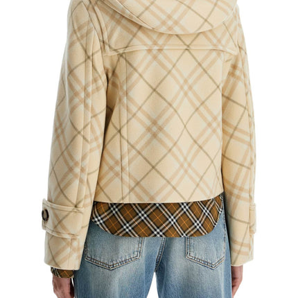 Burberry 'montgomery cropped in wool and cash