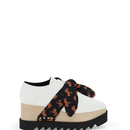 Stella McCartney platform elyse loafers eith printed band