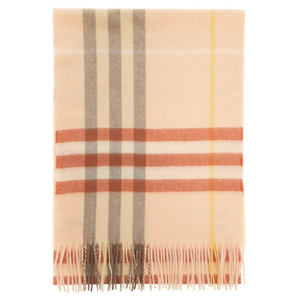 Burberry ered scarf in cashmere