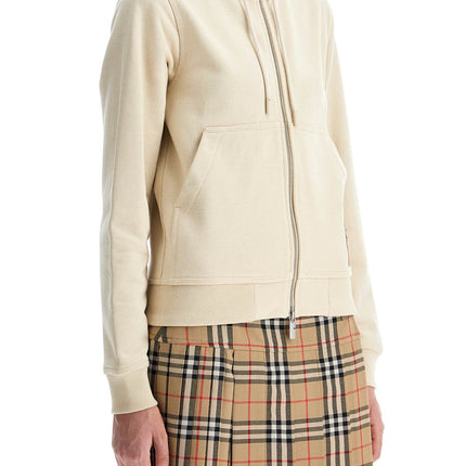 Burberry hooded full zip sweatshirt