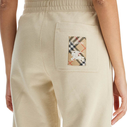 Burberry joggers with patch logo